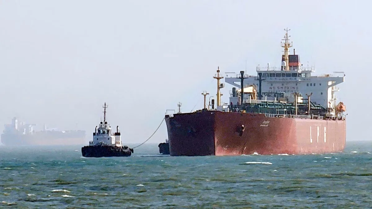 Crisis in the Strait of Hormuz: Two Indian LPG tankers make it out safely, but 16 are still stuck.