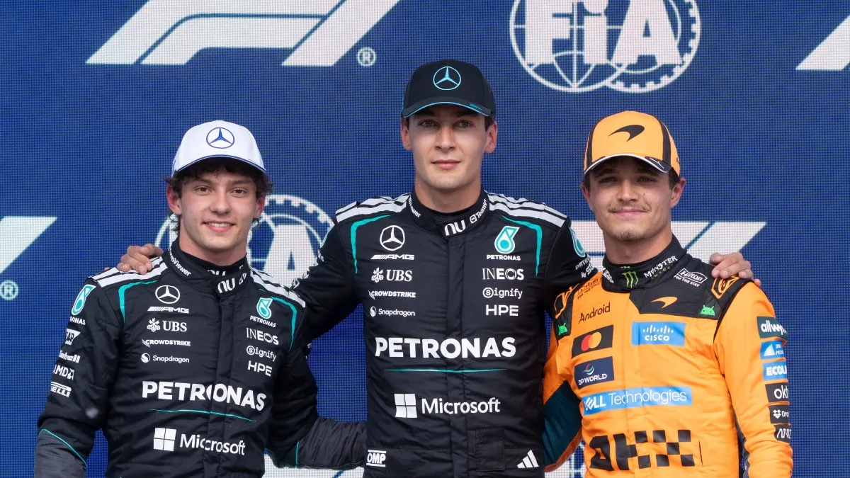 George Russell takes Canadian GP pole from Kimi Antonelli after Sprint scrap as fight heats up