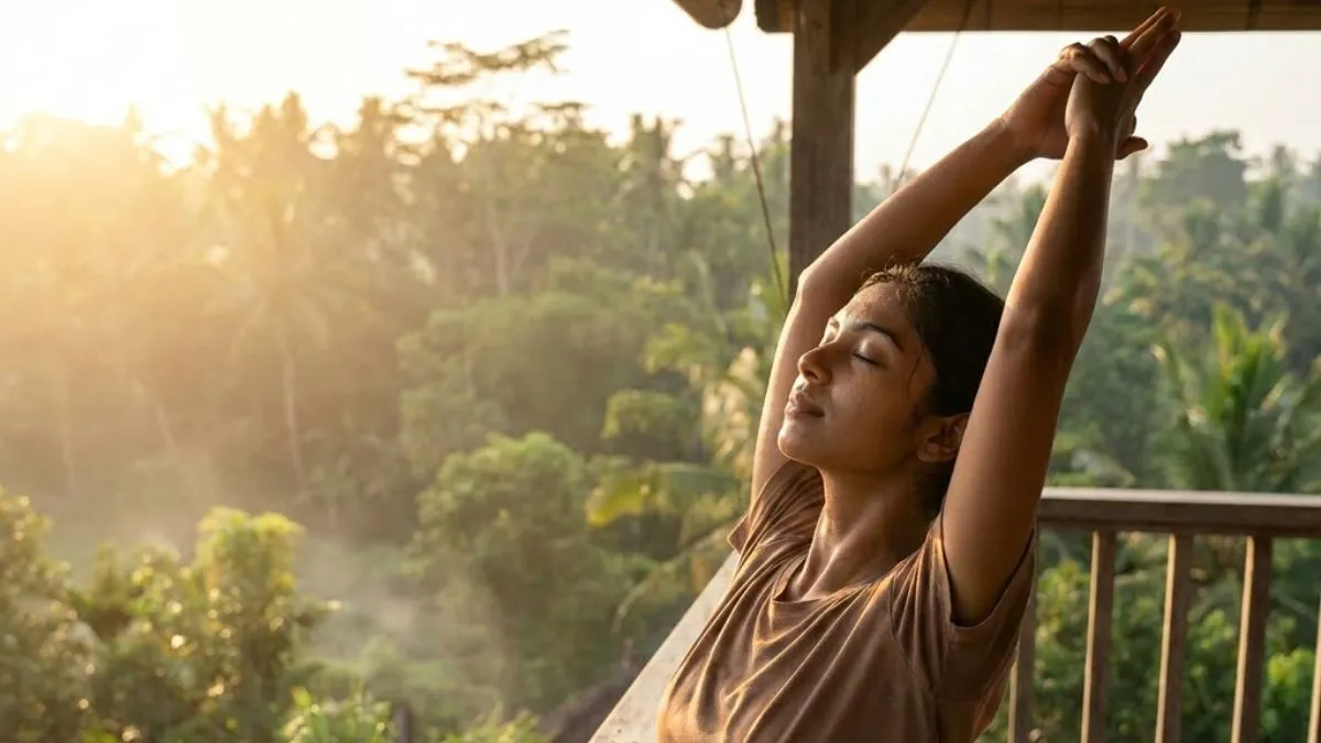 An Ayurvedic expert on morning yoga routines to keep you energised all day