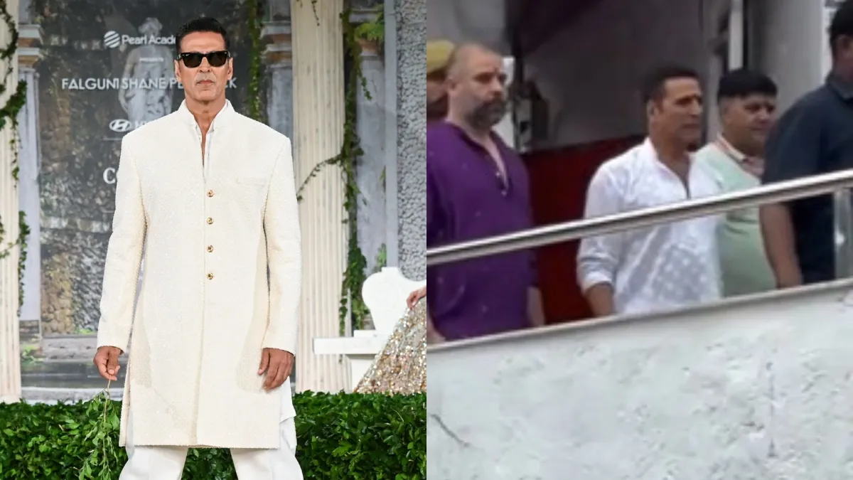 Watch: Akshay Kumar visits Vaishno Devi temple ahead of Welcome To The Jungle release