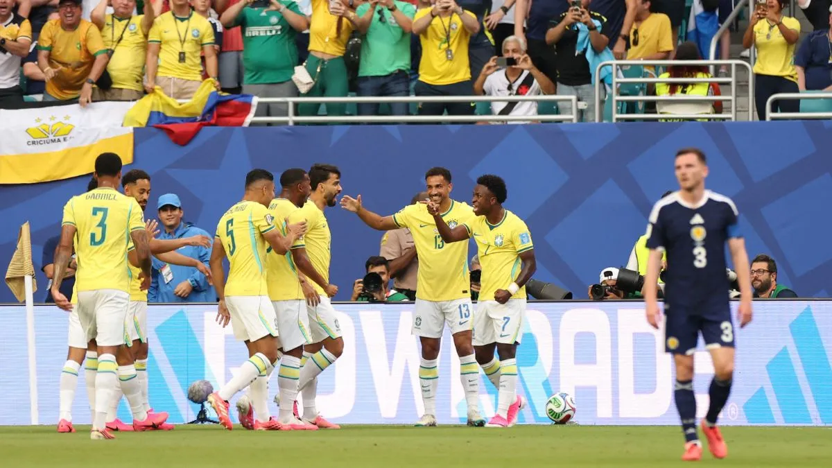 Vini Jr double seals Brazil top spot in Group C, Morocco advance after dramatic 4-2 win over Haiti