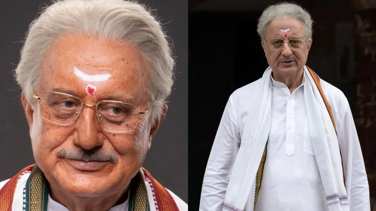 Anupam Kher shares first look from Shri Rambhoomi, says playing Ashok Singhal is a big responsibility