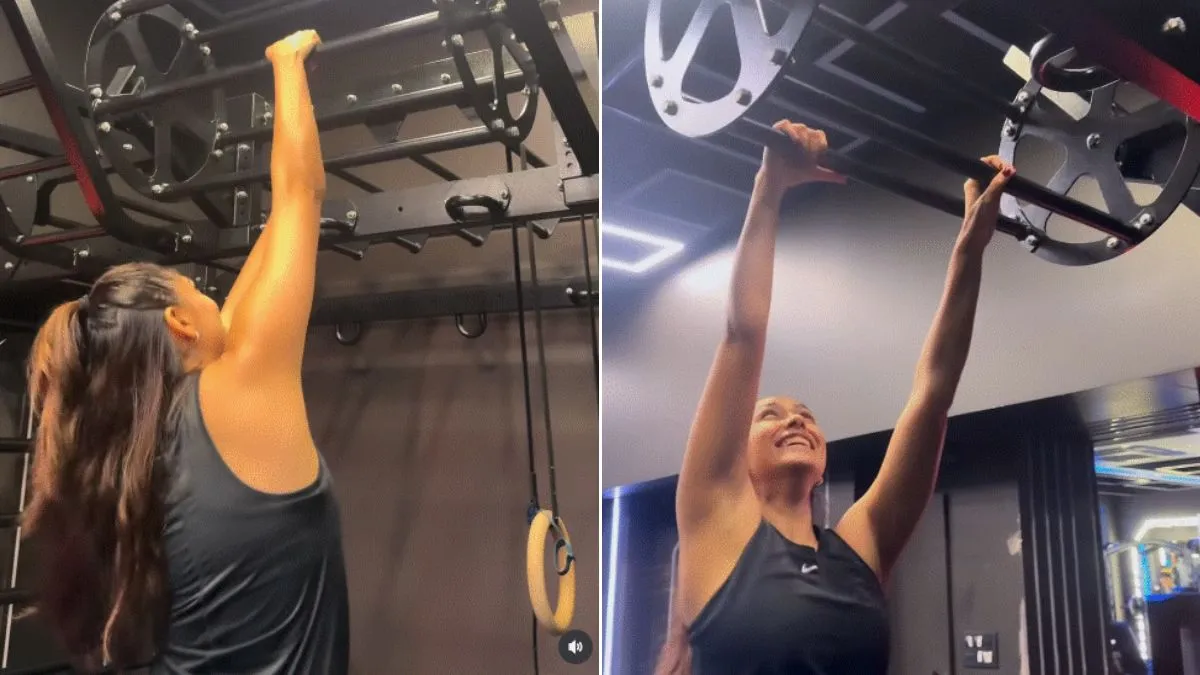 Mrunal Thakur leaves fans believing she has aced an intense gym workout. Then comes the twist