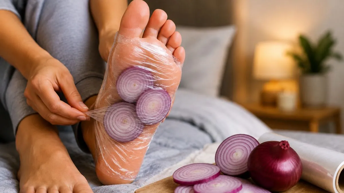 Can sleeping with onions on your feet really 