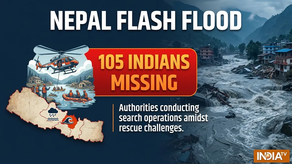 105 Indians among 291 foreigners missing as flash flood hits Nepal