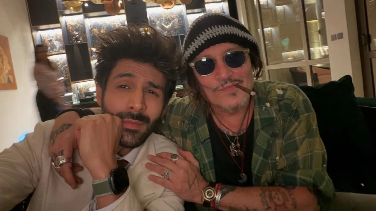 Crossover between Rooh Baba and Jack Sparrow! The internet goes crazy over Kartik Aaryan and Johnny Depp