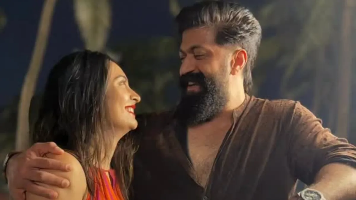 On their ninth anniversary, Radhika Pandit refers to Yash as her "peace" and "stress buster": "You are everything to me."