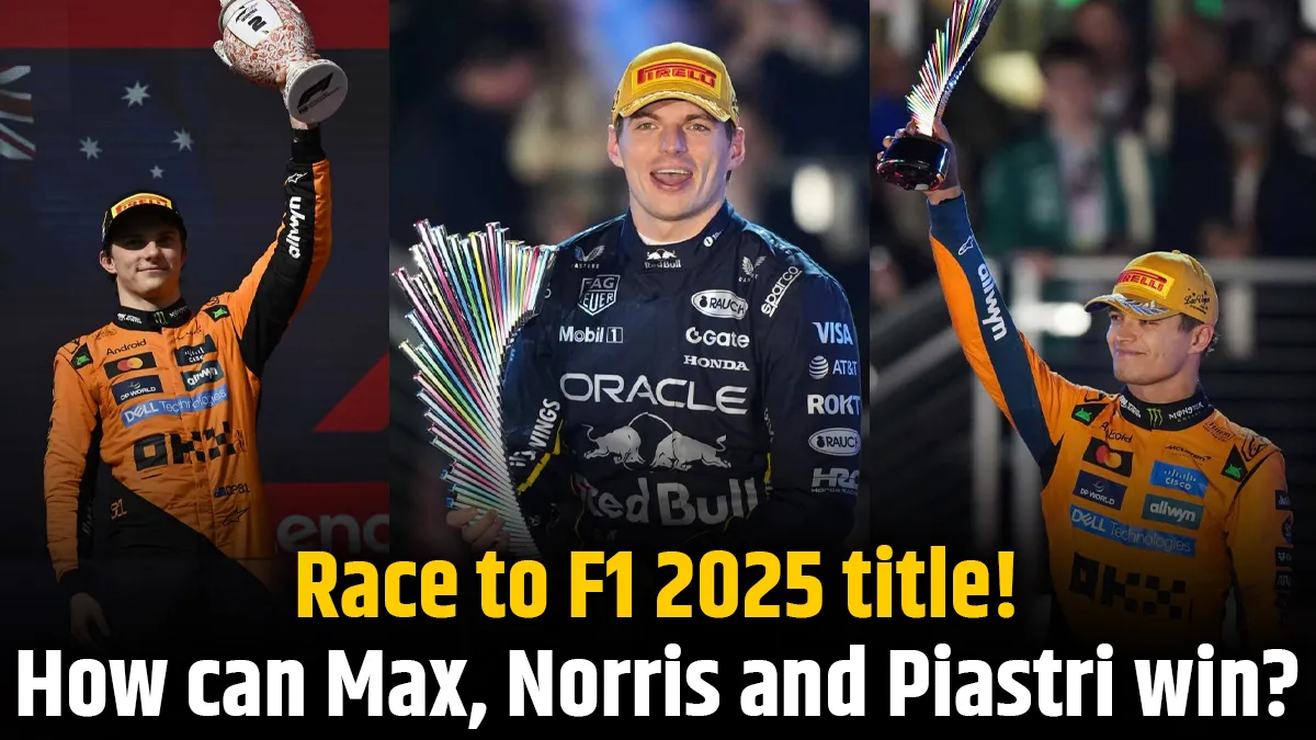 As the race draws to a close, how can Oscar Piastri, Lando Norris, and Max Verstappen win the F1 2025 championship?
